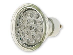 Reflektorek LED GU10 230V zielony 1,5W