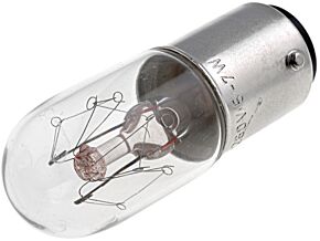 Żarówka bagnetowa typu BA15D 240V/5-7W Żarówka bagnetowa typu BA15D 240V/5-7W
