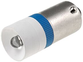 Żarówka bagnetowa LED niebieski BA9S 230V Żarówka bagnetowa LED niebieski BA9S 230V