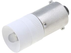 Żarówka bagnetowa LED biały BA9S 230V