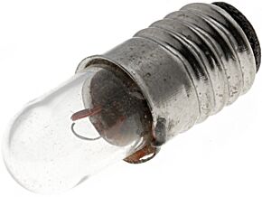 Żarówka miniaturowa E5,5 6VDC 50mA Bańka walcowa 0,3W L:15mm Żarówka miniaturowa E5,5 6VDC 50mA Bańka walcowa 0,3W L:15mm