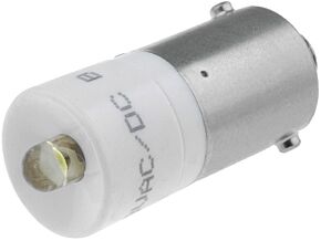 Żarówka bagnetowa LED biały BA9S 28V Żarówka bagnetowa LED biały BA9S 28V