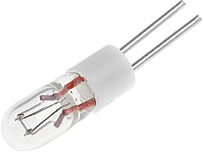 Żarówka miniaturowa BI-PIN 28V 24mA Bańka T1 fi3,3mm