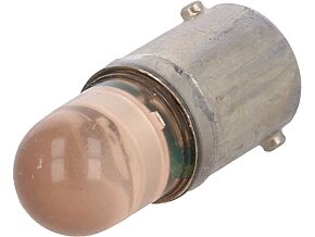 Lampka LED pomarańczowy BA9S 230VAC