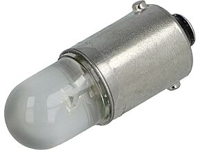 Lampka LED biały BA9S 24VDC 24VAC Lampka LED biały BA9S 24VDC 24VAC