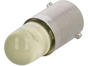 Lampka LED żółty BA9S 12VDC 12VAC Lampka LED żółty BA9S 12VDC 12VAC