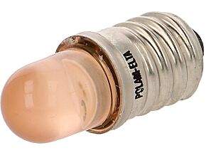 Lampka LED pomarańczowy E10 12VDC 12VAC Lampka LED pomarańczowy E10 12VDC 12VAC