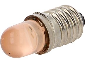 Lampka LED pomarańczowy E10 230VAC 150-170mcd