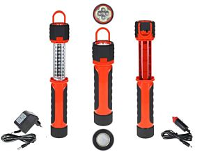 Akumulatorowa lampa warsztatowa 30+4+8 LED