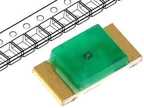 LED SMD 1206 zielony 3-12mcd 120° 3,2x1,6mm LED SMD 1206 zielony 3-12mcd 120° 3,2x1,6mm