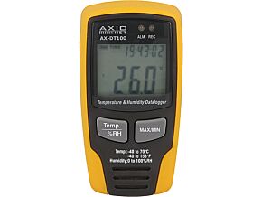 Rejestrator temperatury i wilgotności LCD -40÷70°C 0÷100%RH AXIOMET AX-DT100 Rejestrator temperatury i wilgotności LCD -40÷70°C 0÷100%RH AXIOMET AX-DT100