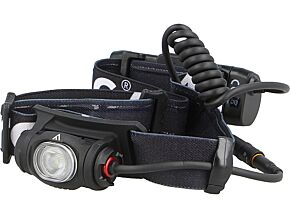 Latarka czołowa LED AHL0022 400lm 95x32x35mm Kolor czarny 3W Latarka czołowa LED AHL0022 400lm 95x32x35mm Kolor czarny 3W