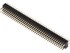 Listwa kołkowa męska 80PIN prosta 1,27mm THT 2x40 Listwa kołkowa męska 80PIN prosta 1,27mm THT 2x40