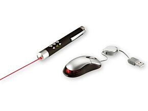 Wskaźnik laserowy ze zdalnym sterowaniem i myszką USB