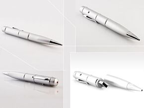 Wskaźnik laserowy z długopisem i pendrivem 16GB