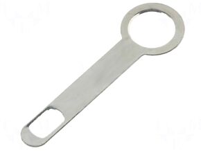 Końcówka oczkowa lutownicza 0,3mm M4 przykręcany srebrzony