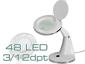 Lupa podświetlana stołowa 3 i 12 dioptrii fi95 5W Lupa podświetlana stołowa 3 i 12 dioptrii fi95 5W