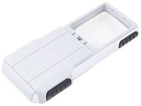 Lupa ręczna składana DAYLIGHT DN95062 35x40mm x3,2 podświetlana LED 6000K
