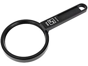 Lupa ręczna; Pow: x2/x4; Śr.soczewki:75mm; Mat: ABS Lupa ręczna; Pow: x2/x4; Śr.soczewki:75mm; Mat: ABS