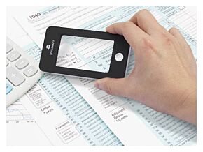 Lupa ręczna z podświetleniem LED Toolcraft Pad x2/x4 Lupa ręczna z podświetleniem LED Toolcraft Pad x2/x4