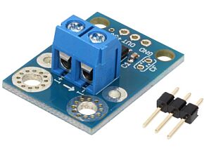 Czujnik prądu 5VDC IC ACS714 I DC -5÷5A 0,185V/A 27,9x20,3mm Czujnik prądu 5VDC IC ACS714 I DC -5÷5A 0,185V/A 27,9x20,3mm