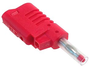 Wtyk bananowy 4mm skręcany 36A czerwony Wtyk bananowy 4mm skręcany 36A czerwony