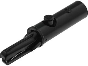 Krokodylek 4mm 3A czarny