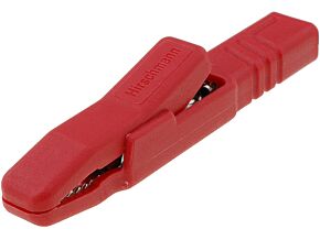 Krokodylek 4mm 25A czerwony