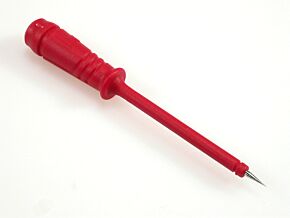 Końcówka pomiarowa z gniazdem 4mm 6A czerwona