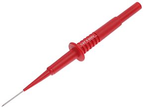 Końcówka pomiarowa z gniazdem 4mm 1A czerwona