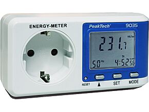 Miernik energii elektrycznej PEAKTECH P9035 220/276V 16A Miernik energii elektrycznej PEAKTECH P9035 220/276V 16A