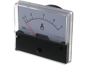 Panelowy miernik prądu AC 0÷5A Klasa dokładności:2,5 79g