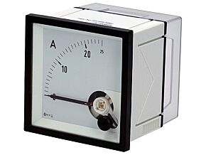 Panelowy miernik prądu DC analogowy 0÷25A IP52 DQN72 25A