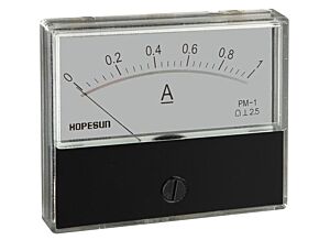 Analogowy amperomierz panelowy 1A DC 70x60mm