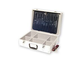 Walizka aluminiowa CT-735 z przegródkami 460x335x155mm Walizka aluminiowa CT-735 z przegródkami 460x335x155mm