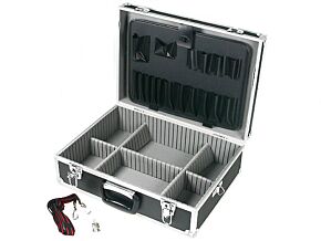 Walizka aluminiowa CT-750 z przegródkami 460x335x155mm Walizka aluminiowa CT-750 z przegródkami 460x335x155mm