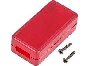 Obudowa do USB X:25mm Y:50mm Z:15,5mm ABS przezroczysty czerwony Obudowa do USB X:25mm Y:50mm Z:15,5mm ABS przezroczysty czerwony