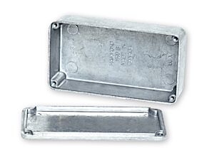 Dwuczęściowa obudowa aluminiowa 120x94x57mm silikon Dwuczęściowa obudowa aluminiowa 120x94x57mm silikon