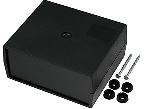 Obudowa z panelem X:100mm Y:120mm Z:56mm ABS czarny