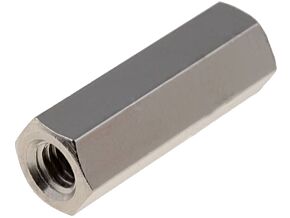 Tulejka dystansowa , mosiądz 15mm gwint M3