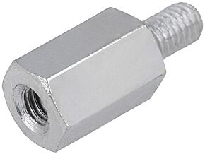 Tulejka dystansowa gwintowana; Gwint wew: M3; 8mm; Gwint zew: M3