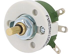 Potencjometr osiowy jednoobrotowy SR PASSIVES 100Ohm 25W 6mm drutowy Potencjometr osiowy jednoobrotowy SR PASSIVES 100Ohm 25W 6mm drutowy