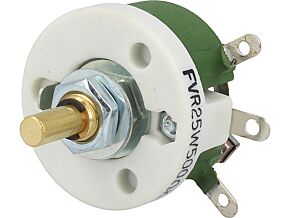 Potencjometr osiowy jednoobrotowy SR PASSIVES 500Ohm 25W 6mm drutowy Potencjometr osiowy jednoobrotowy SR PASSIVES 500Ohm 25W 6mm drutowy