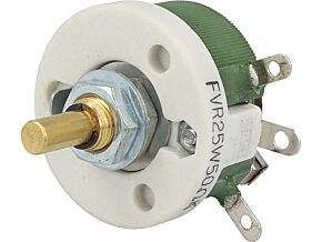 Potencjometr osiowy jednoobrotowy SR PASSIVES 50Ohm 25W 6mm drutowy Potencjometr osiowy jednoobrotowy SR PASSIVES 50Ohm 25W 6mm drutowy