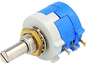 Potencjometr osiowy wieloobrotowy BOURNS 10kOhm 2W ±5% 6mm Potencjometr osiowy wieloobrotowy BOURNS 10kOhm 2W ±5% 6mm