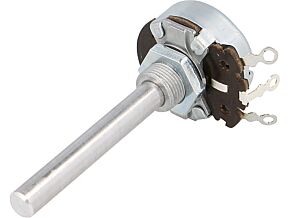 Potencjometr osiowy jednoobrotowy TT ELECTRONICS 250Ohm 4W ±10% 6mm drutowy