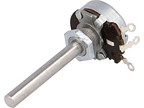 Potencjometr osiowy jednoobrotowy TT ELECTRONICS 2,5kOhm 4W ±10% 6mm drutowy Potencjometr osiowy jednoobrotowy TT ELECTRONICS 2,5kOhm 4W ±10% 6mm drutowy