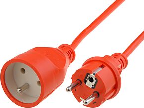 Przedłużacz sieciowy PVC pomarańczowy 3x1mm2 20m Przedłużacz sieciowy PVC pomarańczowy 3x1mm2 20m