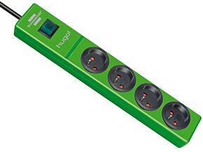Listwa zasilająca Brennenstuhl Hugo 2m/4 gniazda zielona