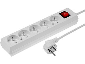 Przedłużacz sieciowy 10m z uziemieniem i wyłącznikiem Przedłużacz sieciowy 10m z uziemieniem i wyłącznikiem